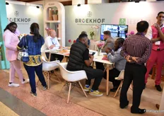The joint booth of Broekhof and Tessara was really busy.